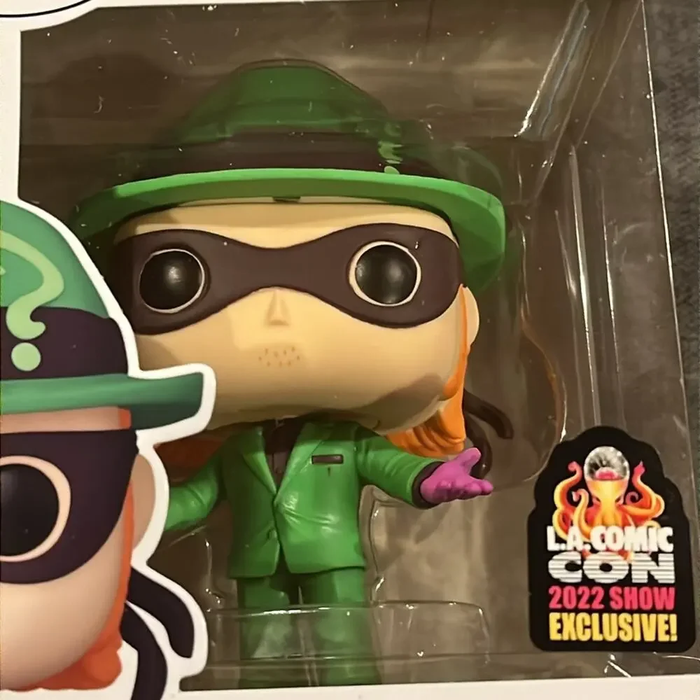 Funko Pop! Heroes LA Comic Con 2022 Show Exclusive The Riddler Vinyl Figure NIB - Picture 2 of 4